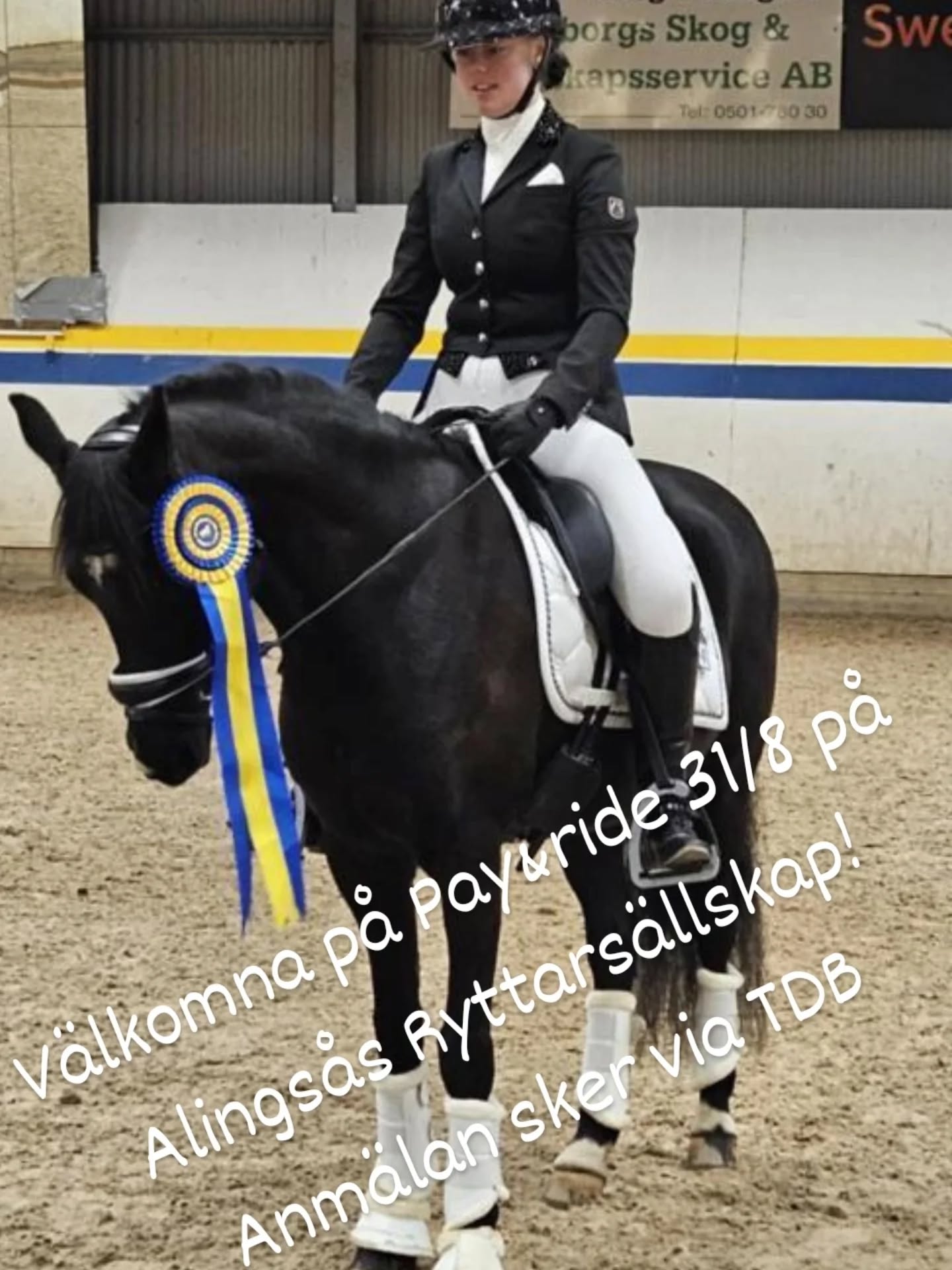 Välkomna på Pay&Ride för privatryttare söndag den 31/8! Anmälan sker via TDB🌟