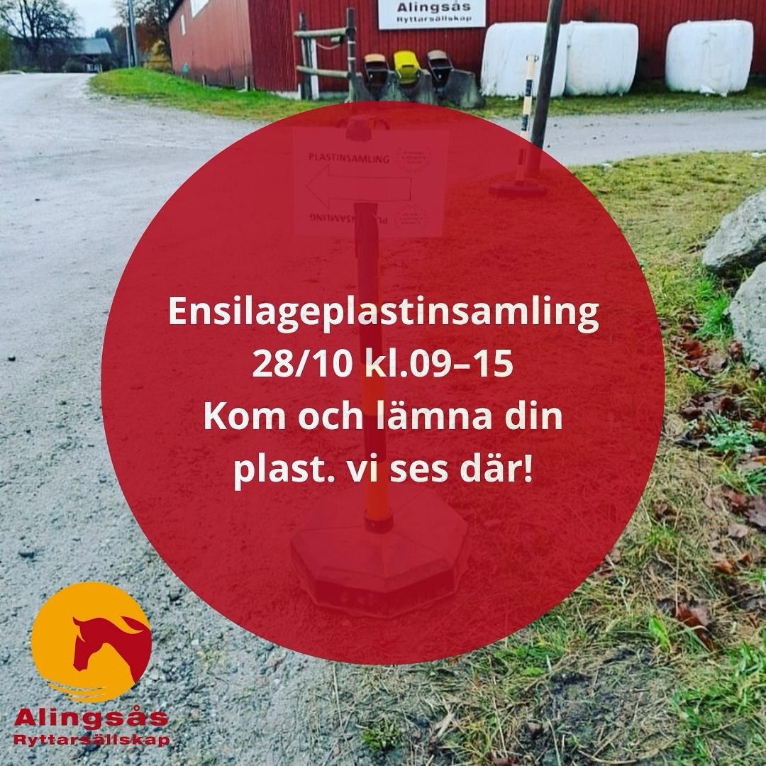 Ensilageplastinsamling 28/10 kl. 09–15!
Kom och lämna din plast. vi ses där! 🙏🏼