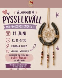 Kom och lär känna oss som är engagerade i föreningens ungdomssektion på en mysig pysselkväll!